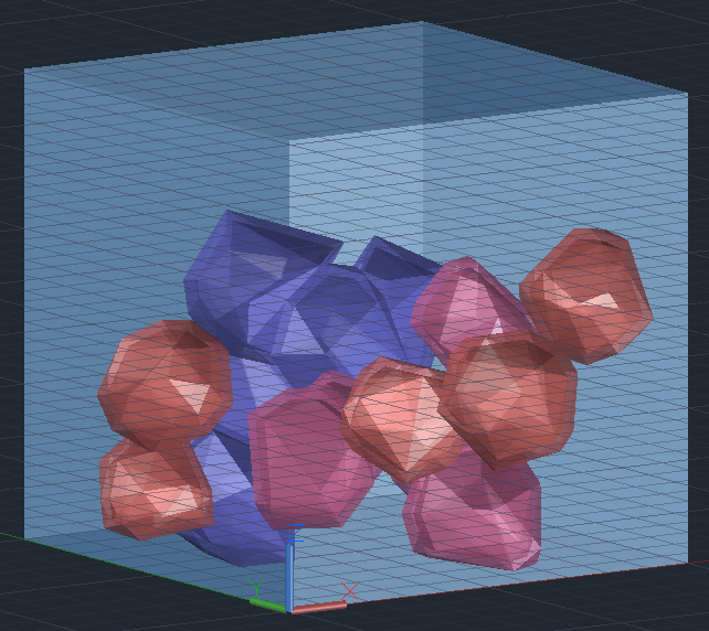  CAD多面体&过渡区密堆积3D样图