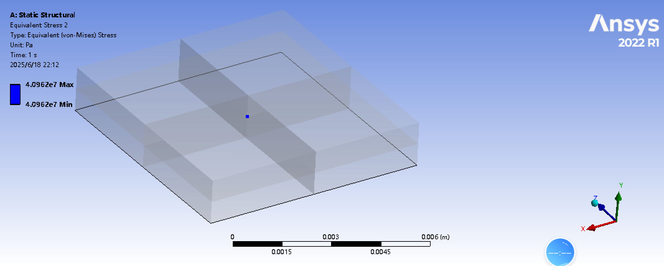 ansys workbench内部节点应力结果查看方法