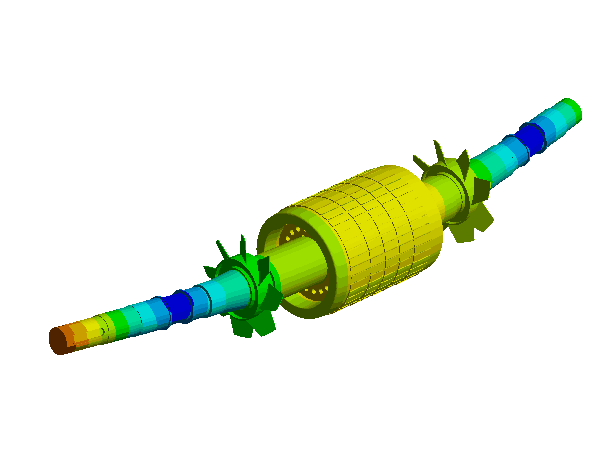 ANSYS workbench电机转子转子动力学分析