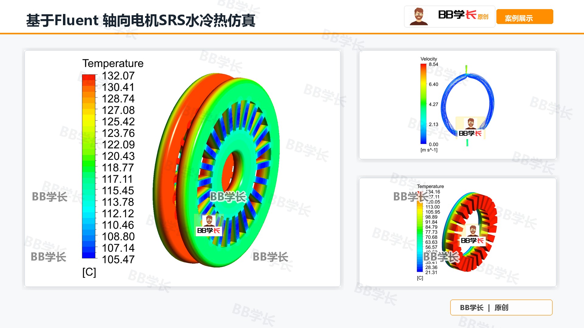 基于Fluent 轴向电机SRS水冷热仿真