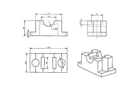 AUTO CAD三维设计工程案例图纸