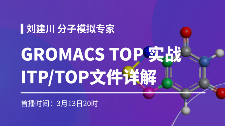 精品课加餐:刘建川・GROMACS TOP 实战 TOP/ITP 文件详解