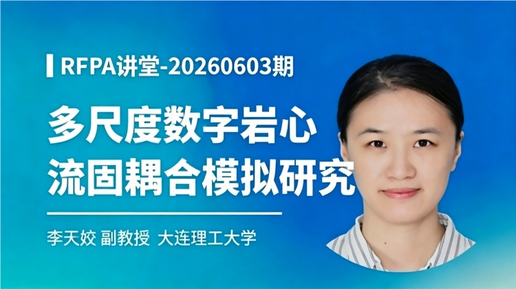 大连理工大学李天娇副教授:基于多尺度数字岩心重构的流固耦合模拟研究