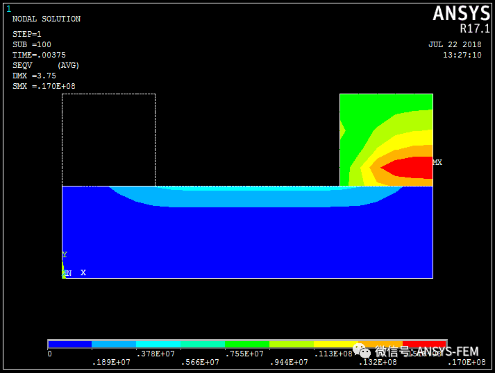 ANSYS热结构耦合分析之两物体相对滑动过程中的摩擦生热分析—附视频教程和命令流
