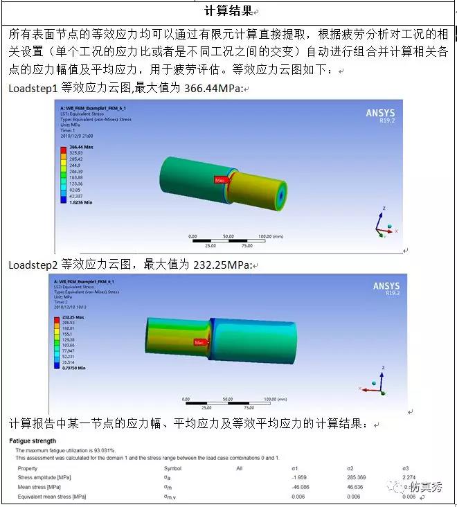 FKM规范  针对非焊接构件疲劳强度评估的实例介绍（下篇）