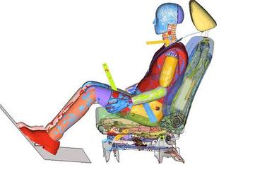 汽车座椅头枕静强度分析方法和流程（上）