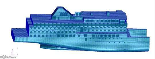 ProNas能量有限元法在船舶中高频噪声预测的应用