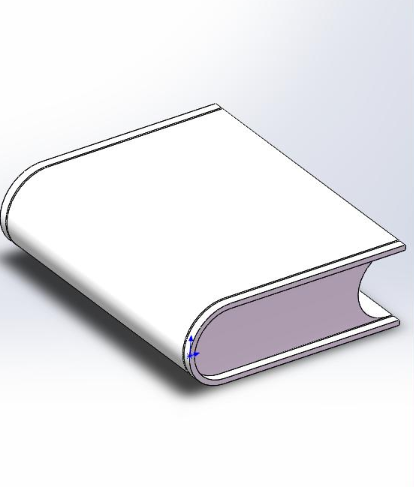 用SolidWorks一步画成的一本书