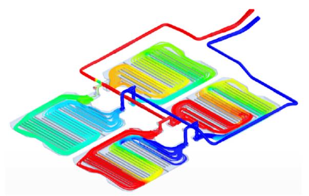 某PHEV 车型电池热管理系统的1D/3D 耦合分析