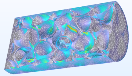 COMSOL三维多孔结构骨小梁细观有限元基于Voronoi泰森多边形3D