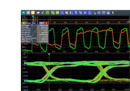 高速示波器测试DDR4波形在ADS中搭建链路将波形转换为眼图操作流程