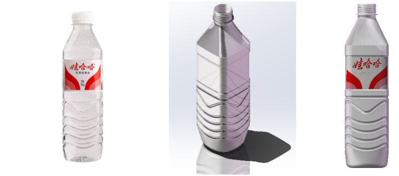 【干货】SolidWorks图纸案例-娃哈哈纯净水瓶的制作（图纸案例071期）