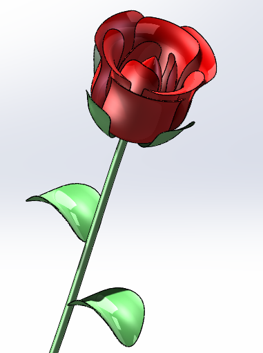 【干货】SolidWorks玫瑰花制作（工科男表白专用077期）
