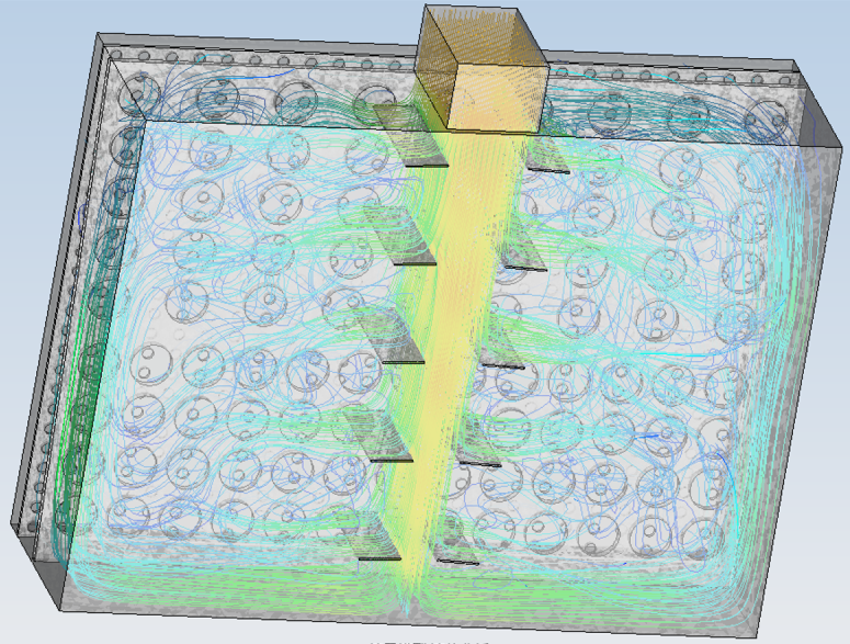 仿真APP应用案例——干燥生产线配风箱流场分析