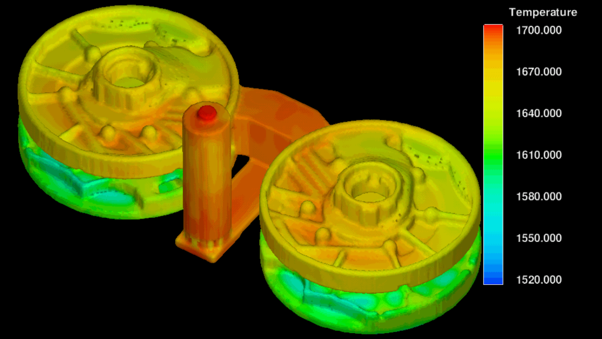 运用 FLOW-3D CAST 在砂模铸造的浇注系统方案设计