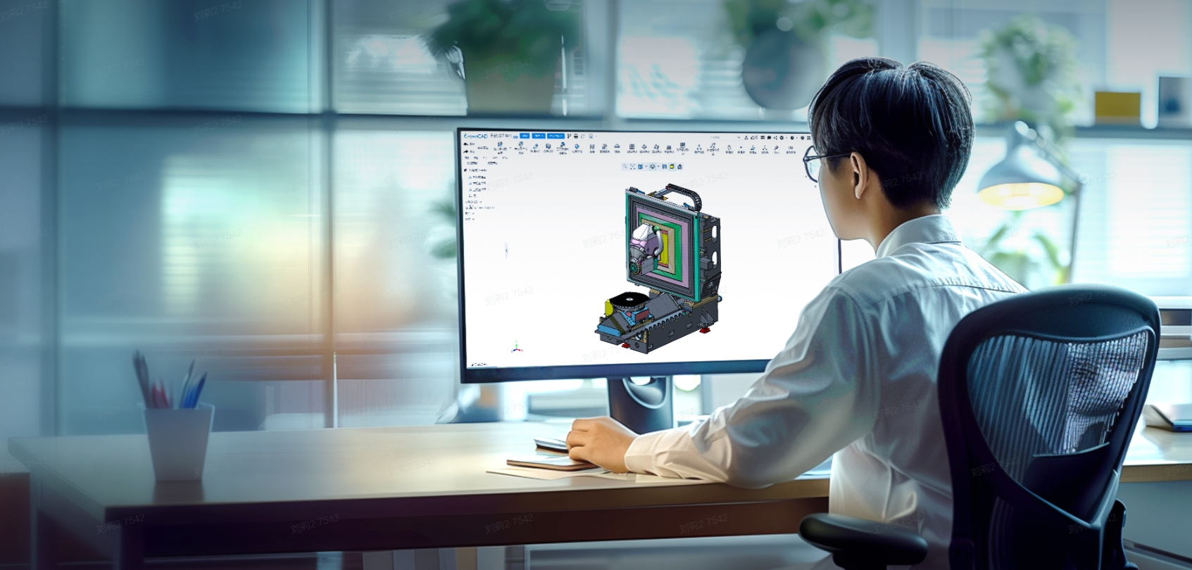 国产三维CAD皇冠CAD（CrownCAD）在「工业装备制造业」建模教程：非标搅拌机