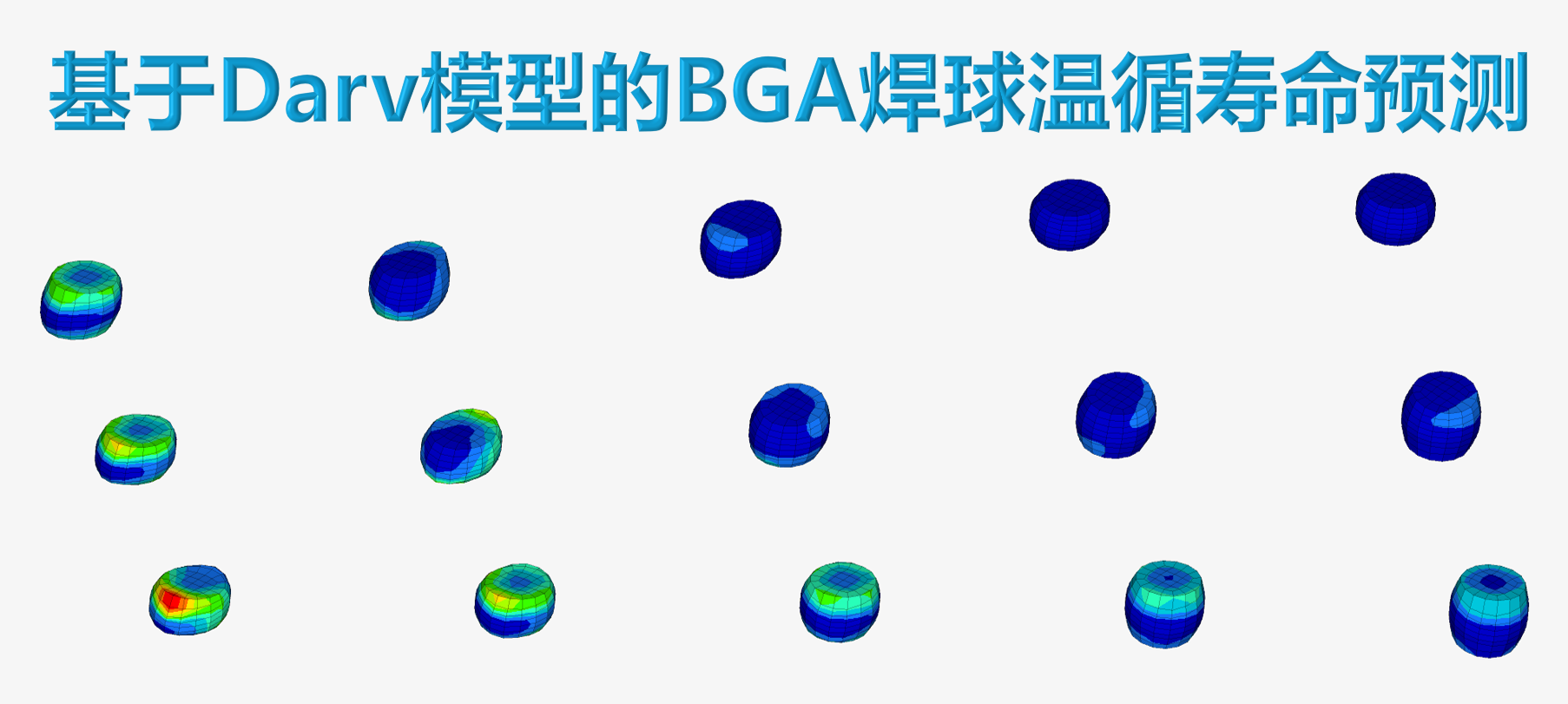 基于Darveaux模型的BGA焊球温循寿命仿真预测