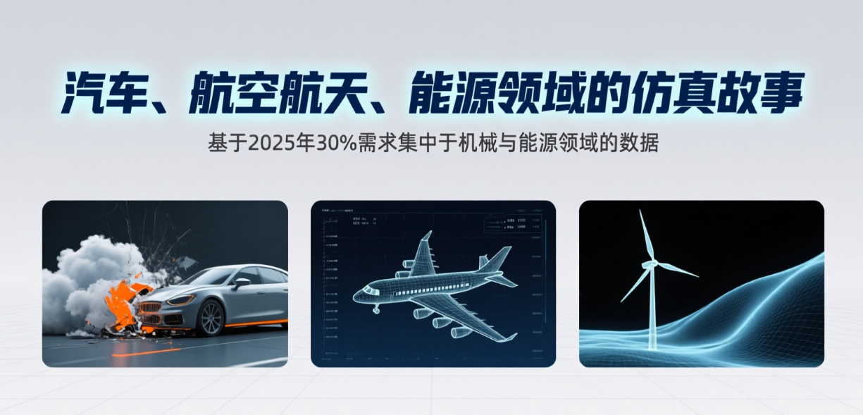 行业应用故事：汽车航空天能源领域仿真实践-直播文字稿