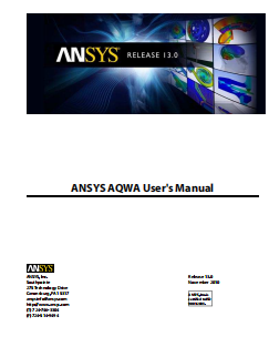 ANSYS Aqwa 用户手册13.0（aqwa_user's manul）