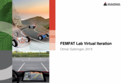 FEMFAT Lab VI 道路载荷数据处理与整车仿真