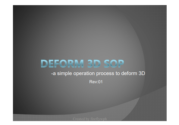Deform 3d simulation（实际操作指南，有操作顺序）