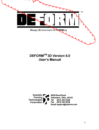 DEFORM-3D_使用手册【英文版】（文字）