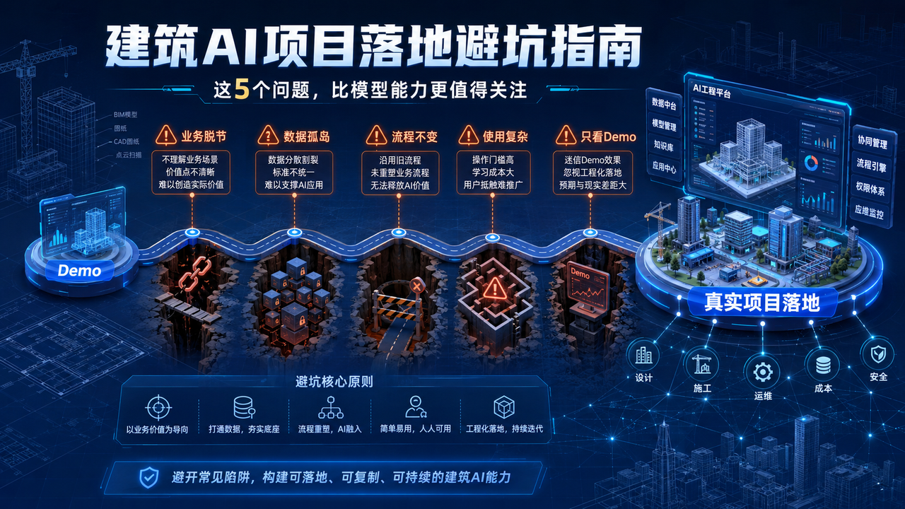 建筑AI项目落地避坑指南：这5个问题，比模型能力更值得关注