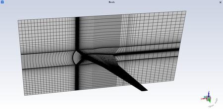 三维翼型模型 ICEM结构网格划分 fluent计算全部文件