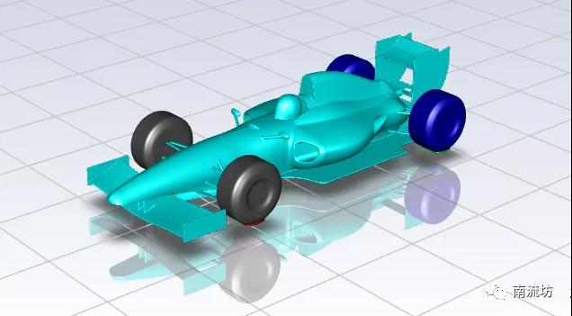 FLUENT一级方程式赛车流场模拟