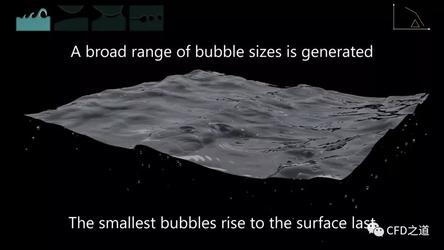 湍流破碎波中微气泡的诞生过程模拟