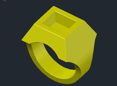 CAD三维建模：如何用拉伸建和交模画一个简易的戒指？