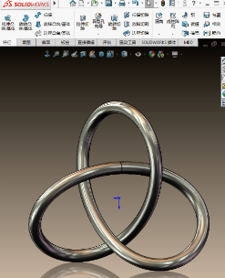 用SolidWorks画一个八字圈，要用到3D草图和方程式驱动的曲线
