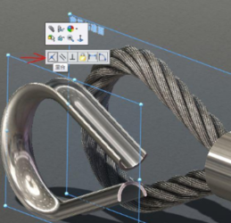 SolidWorks画钢丝绳