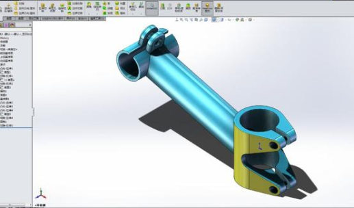 SolidWorks建模一个管件