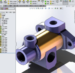 仅用拉伸和切除就可以用SolidWorks建模的实体零件