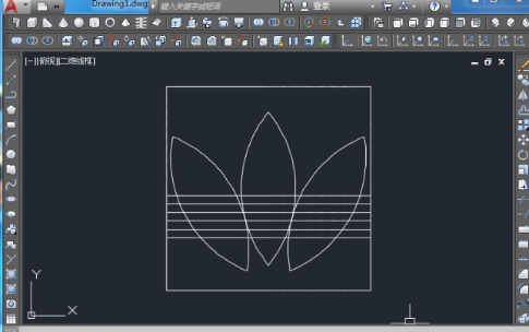 画一个logo CAD 练习题