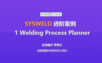 Sysweld案例实训：Welding process planer (WPP) 超多层焊接模拟模块
