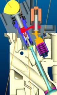 汽油机燃烧室进气道CATIA三维建模、缸内流动燃烧CFD分析