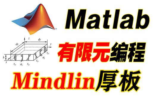 mindlin厚板理论及matlab有限元编程/参数单元/高斯积分/kirchhoff薄板
