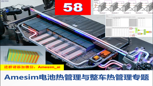 第58期 Amesim电池热管理与整车热管理专题