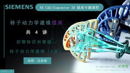 NX CAE/Simcenter 3D提高专题_转子动力学建模提高4讲