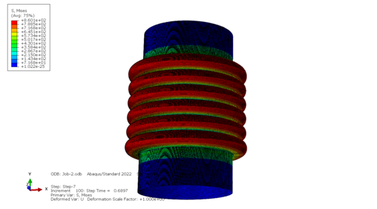 Abaqus python参数化建模之波纹管成型案例代码实现手把手教学