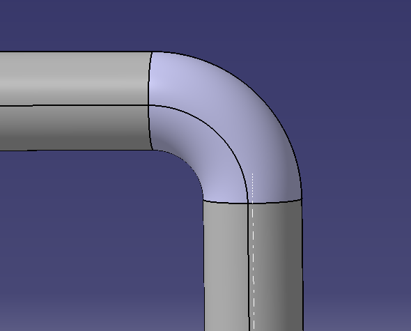 catia 肋命令 制作弯头