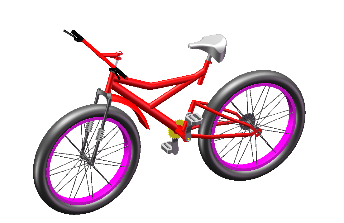 2024趣味CAD设计实战课程：solidworks自行车