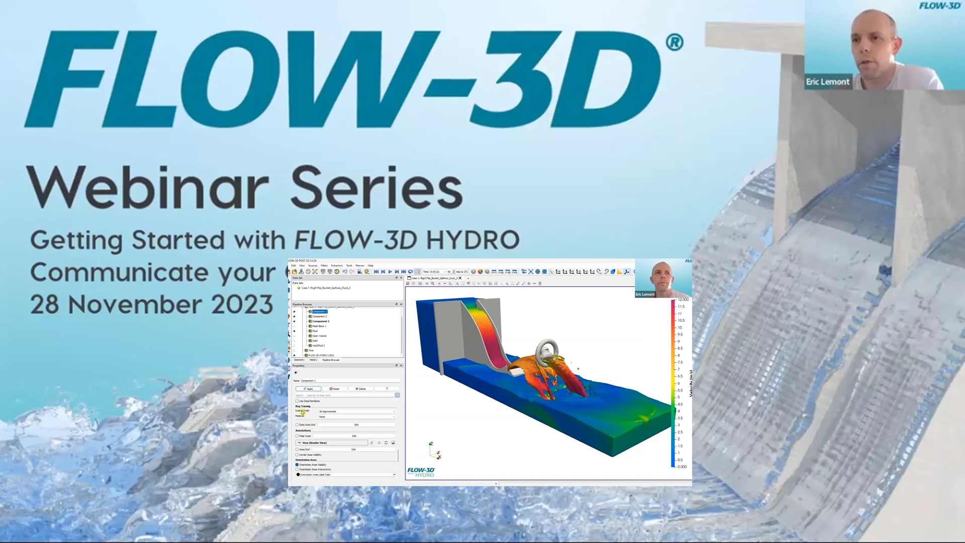 【FLOW-3D HYDRO 流体仿真】实例详解：从设置模型到实现可视化