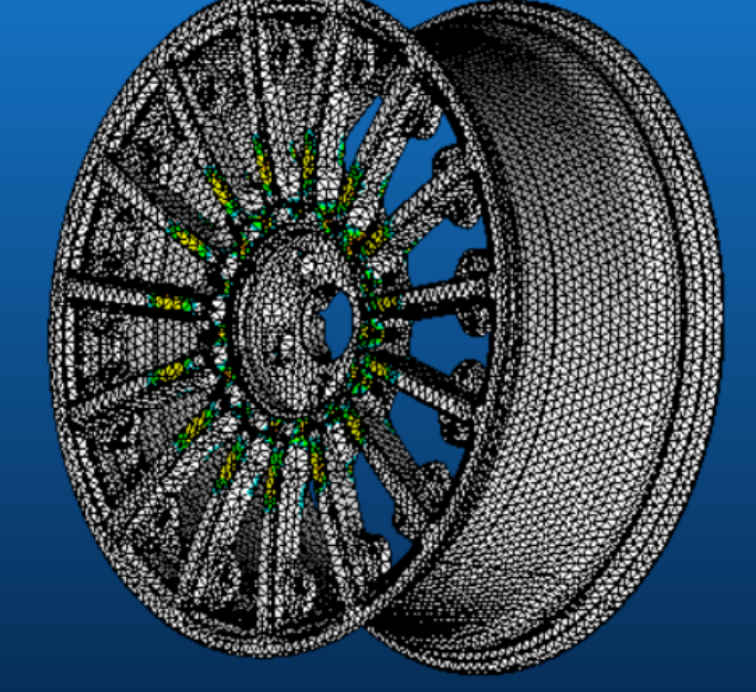 轮辋性能仿真