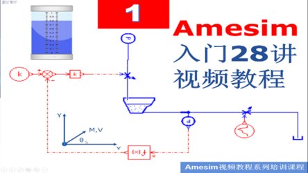 Amesim 第1期 综合入门基础批处理动画中控台超元件信号库热库