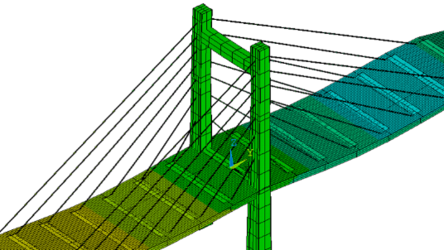 斜拉桥有限元分析17讲-获得斜拉桥建模、静力计算、反应谱、地震时程和车桥耦合等技能