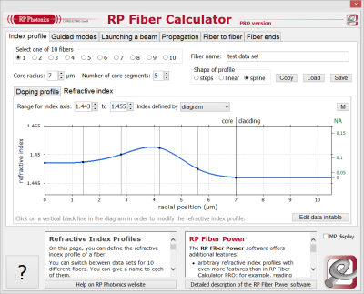 RP Fiber Calculator 光纤光学软件-卡核