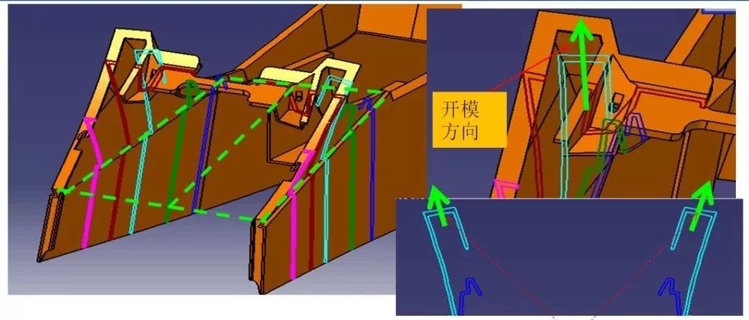 【技研】汽车副仪表板模结构设计分析